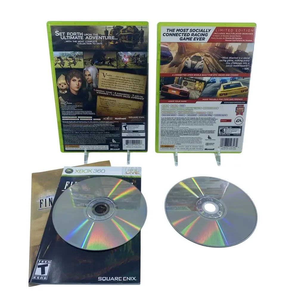 Final Fantasy XI & Need for Speed Most Wanted Limited Edition Xbox 360 Tested
